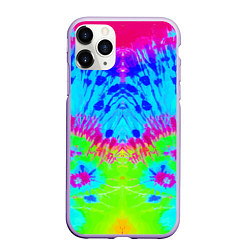 Чехол iPhone 11 Pro матовый Tie-Dye abstraction