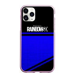 Чехол iPhone 11 Pro матовый Tom Clancys rainbow six geometry, цвет: 3D-розовый