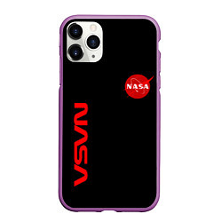 Чехол iPhone 11 Pro матовый NASA космос