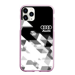 Чехол iPhone 11 Pro матовый AUDI geometry sport