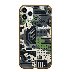 Чехол iPhone 11 Pro матовый Counter Strike go - pattern