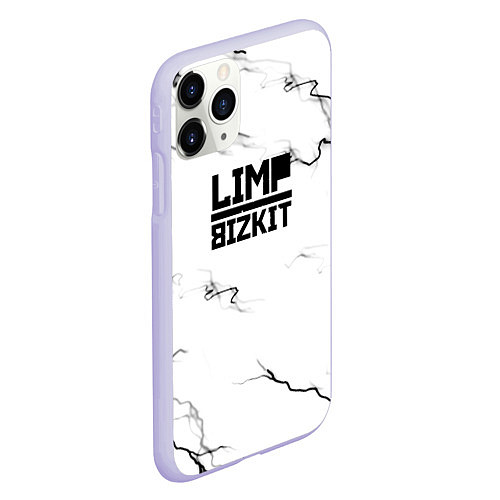 Чехол iPhone 11 Pro матовый Limp bizkit storm black / 3D-Светло-сиреневый – фото 2