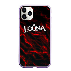 Чехол iPhone 11 Pro матовый Louna storm рок группа, цвет: 3D-светло-сиреневый