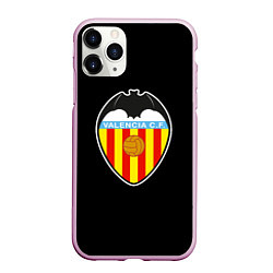 Чехол iPhone 11 Pro матовый Valencia fc club sport, цвет: 3D-розовый