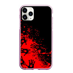 Чехол iPhone 11 Pro матовый Death Stranding game, цвет: 3D-розовый