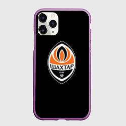 Чехол iPhone 11 Pro матовый Шахтар фк клуб, цвет: 3D-фиолетовый