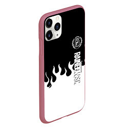 Чехол iPhone 11 Pro матовый Tom Clancy raimbow six fire, цвет: 3D-малиновый — фото 2
