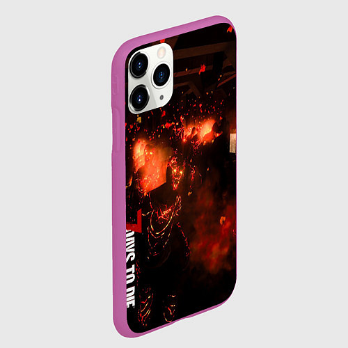 Чехол iPhone 11 Pro матовый Last Hope P4 / 3D-Фиолетовый – фото 2