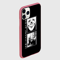 Чехол iPhone 11 Pro матовый Solo leveling Commandments, цвет: 3D-малиновый — фото 2