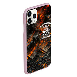Чехол iPhone 11 Pro матовый Строитель не бодибилдер, цвет: 3D-розовый — фото 2