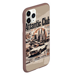 Чехол iPhone 11 Pro матовый Attantic club, цвет: 3D-коричневый — фото 2