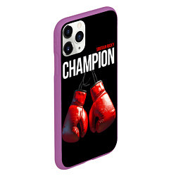 Чехол iPhone 11 Pro матовый Siberian Rocky Champion, цвет: 3D-фиолетовый — фото 2