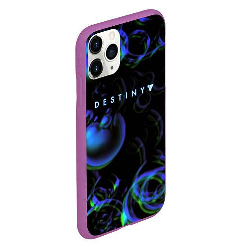Чехол iPhone 11 Pro матовый Destiny rpg action / 3D-Фиолетовый – фото 2