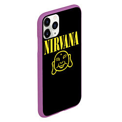 Чехол iPhone 11 Pro матовый Обрести нирвану, цвет: 3D-фиолетовый — фото 2