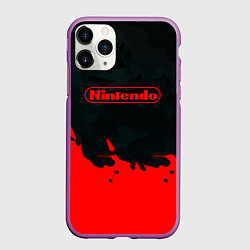 Чехол iPhone 11 Pro матовый Nintendo краски гейм компани