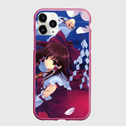 Чехол iPhone 11 Pro матовый Touhou Project Рейму милая