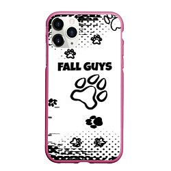 Чехол iPhone 11 Pro матовый Fall Guys game