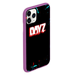 Чехол iPhone 11 Pro матовый DayZ краски, цвет: 3D-фиолетовый — фото 2