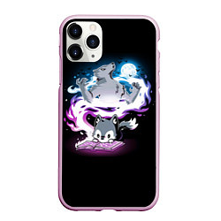 Чехол iPhone 11 Pro матовый Мечта волчонка, цвет: 3D-розовый