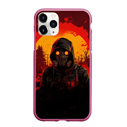 Чехол iPhone 11 Pro матовый Stalker 2 fire ghost