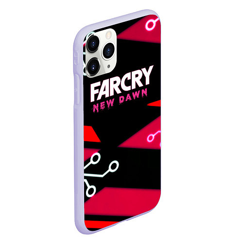 Чехол iPhone 11 Pro матовый Farcry new dawn / 3D-Светло-сиреневый – фото 2