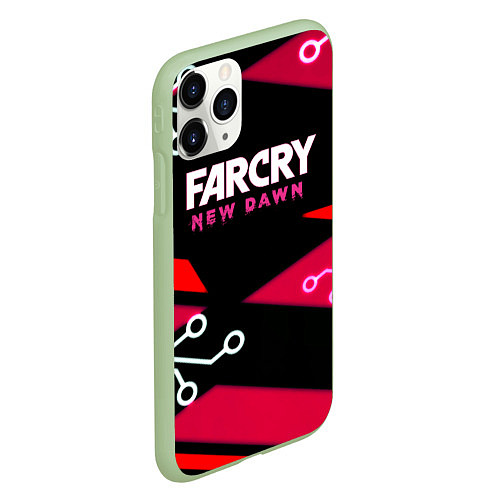 Чехол iPhone 11 Pro матовый Farcry new dawn / 3D-Салатовый – фото 2
