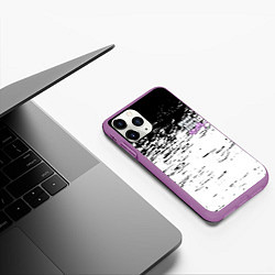 Чехол iPhone 11 Pro матовый GTA vice city краски, цвет: 3D-фиолетовый — фото 2