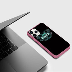 Чехол iPhone 11 Pro матовый Bard - Dnd, цвет: 3D-малиновый — фото 2