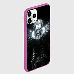 Чехол iPhone 11 Pro матовый Ryuk - Тетрадь смерти, цвет: 3D-фиолетовый — фото 2