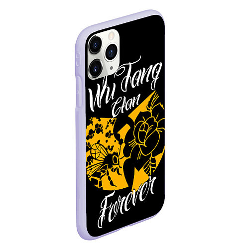 Чехол iPhone 11 Pro матовый Wu tang forever / 3D-Светло-сиреневый – фото 2