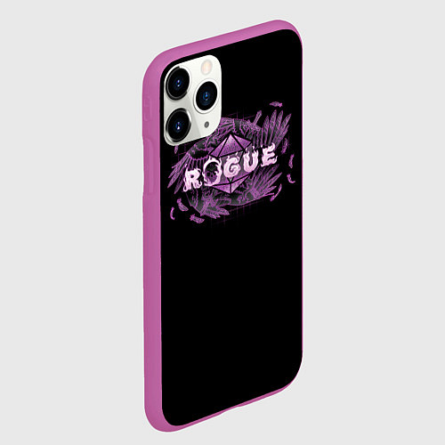 Чехол iPhone 11 Pro матовый Rogue - DnD / 3D-Фиолетовый – фото 2