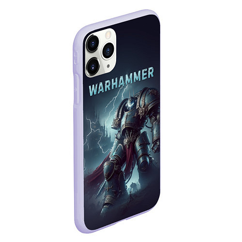 Чехол iPhone 11 Pro матовый Warhammer - game / 3D-Светло-сиреневый – фото 2