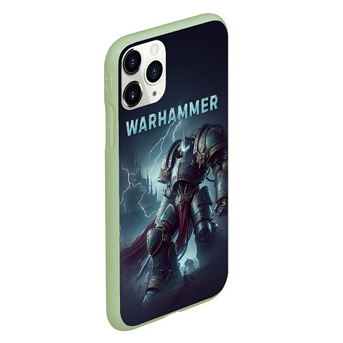 Чехол iPhone 11 Pro матовый Warhammer - game / 3D-Салатовый – фото 2