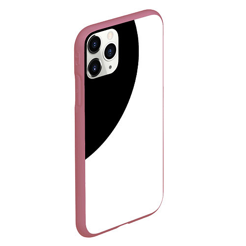 Чехол iPhone 11 Pro матовый Затмение / 3D-Малиновый – фото 2