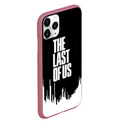 Чехол iPhone 11 Pro матовый The last of us текстура, цвет: 3D-малиновый — фото 2