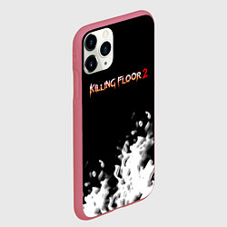 Чехол iPhone 11 Pro матовый Killing floor краски, цвет: 3D-малиновый — фото 2