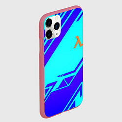 Чехол iPhone 11 Pro матовый Half life фримен гейм, цвет: 3D-малиновый — фото 2