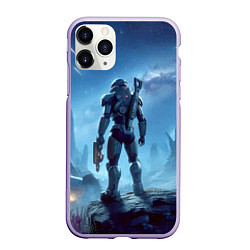 Чехол iPhone 11 Pro матовый Mass Effect - ai art