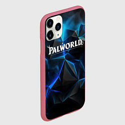 Чехол iPhone 11 Pro матовый Palworld ледяные плиты, цвет: 3D-малиновый — фото 2