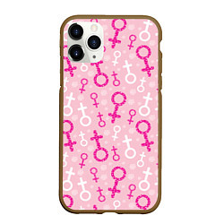 Чехол iPhone 11 Pro матовый Гендерный женский знак венеры