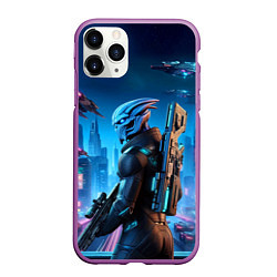 Чехол iPhone 11 Pro матовый Mass Effect - ai art