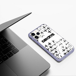 Чехол iPhone 11 Pro матовый Farcry 6 символика из игры, цвет: 3D-светло-сиреневый — фото 2