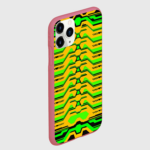 Чехол iPhone 11 Pro матовый Броня сайрекса мк v2 / 3D-Малиновый – фото 2