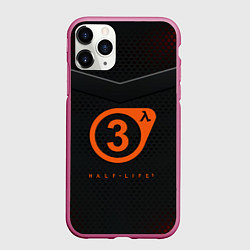 Чехол iPhone 11 Pro матовый Half life броня фримена валв, цвет: 3D-малиновый