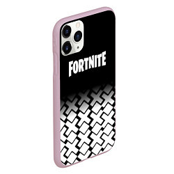Чехол iPhone 11 Pro матовый Fortnite game pattern, цвет: 3D-розовый — фото 2