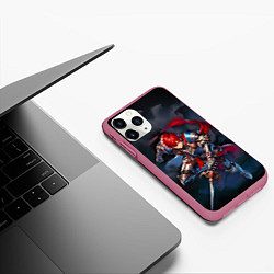 Чехол iPhone 11 Pro матовый Sousou no Frieren - Stark, цвет: 3D-малиновый — фото 2