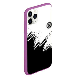 Чехол iPhone 11 Pro матовый Borussia sport краски, цвет: 3D-фиолетовый — фото 2