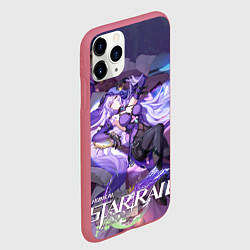 Чехол iPhone 11 Pro матовый Черный лебедь из Хонкая, цвет: 3D-малиновый — фото 2