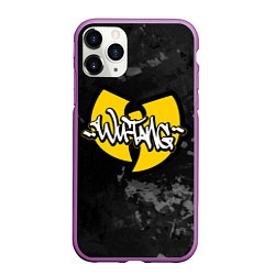 Чехол iPhone 11 Pro матовый Wu tang clan logo, цвет: 3D-фиолетовый