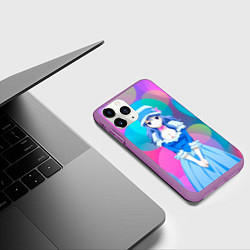 Чехол iPhone 11 Pro матовый Джувия Локсар из Фейри тейл, цвет: 3D-фиолетовый — фото 2
